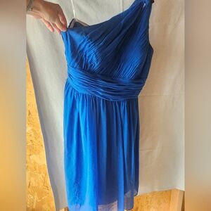 Blue one shoulder Donna Morgan dress size-16